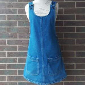 Vintage Cottura California Denim Overall Dress